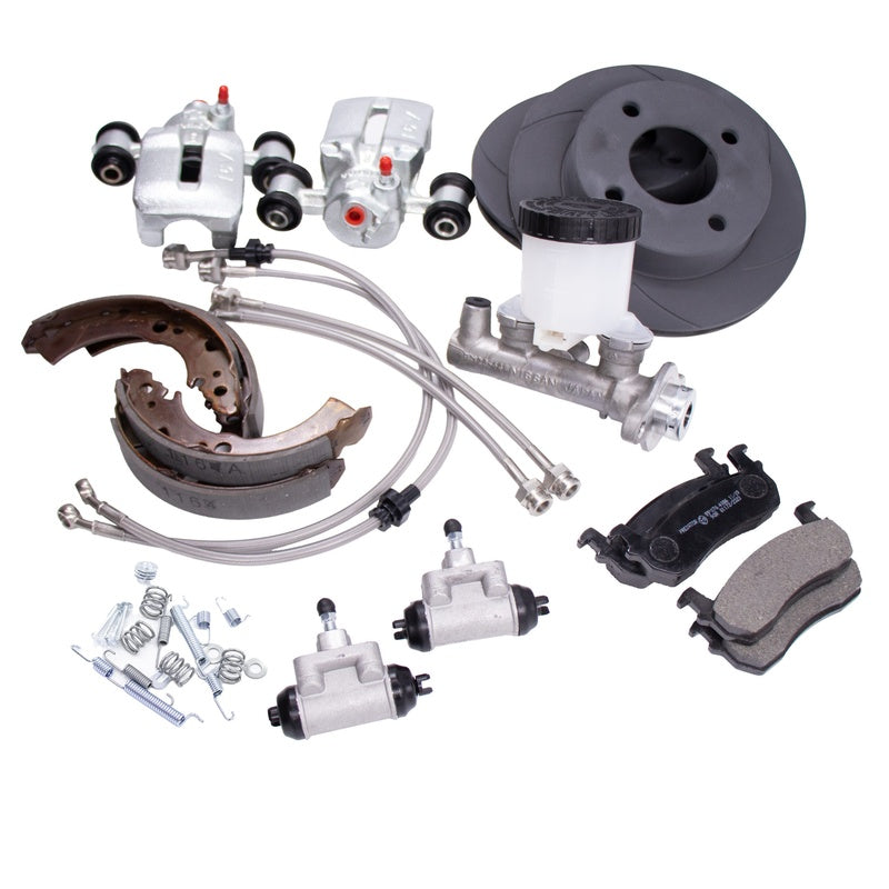 Brake Overhaul Kit with Remanufactured Calipers in OE Supplier